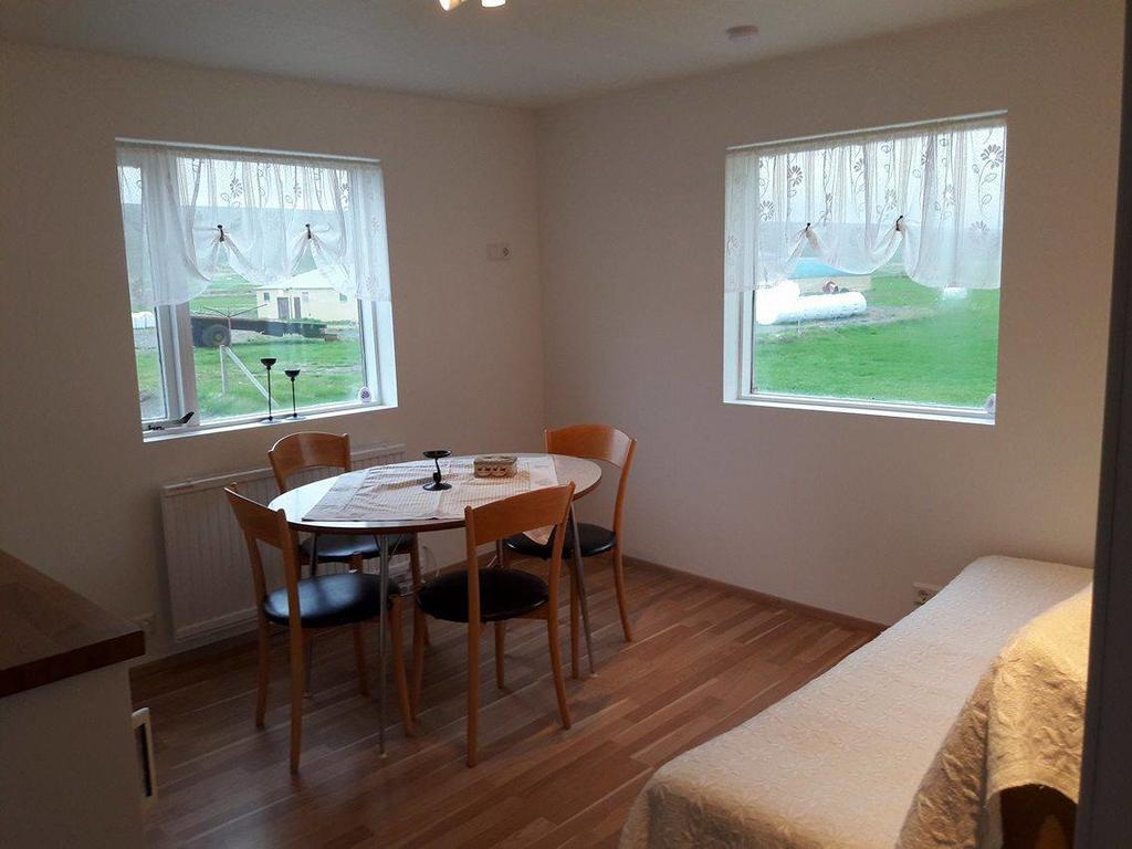Sandhaugar Guesthouse Kiðagil Eksteriør billede
